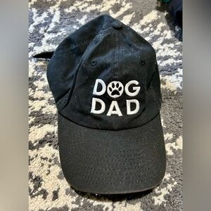 Dog Dad Black Dad Hat Baseball Cap OS